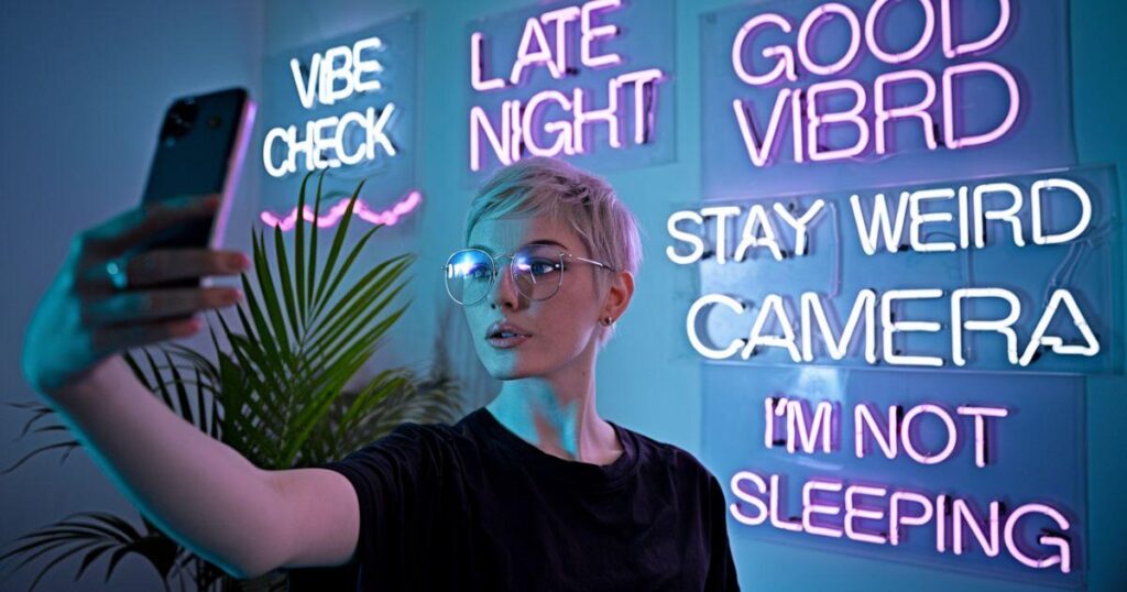 Witty Captions for After Dark Selfies
