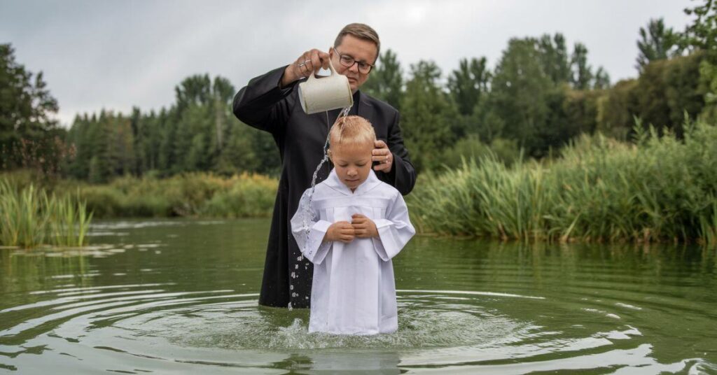 Fun and Playful Captions for a Baptism Event