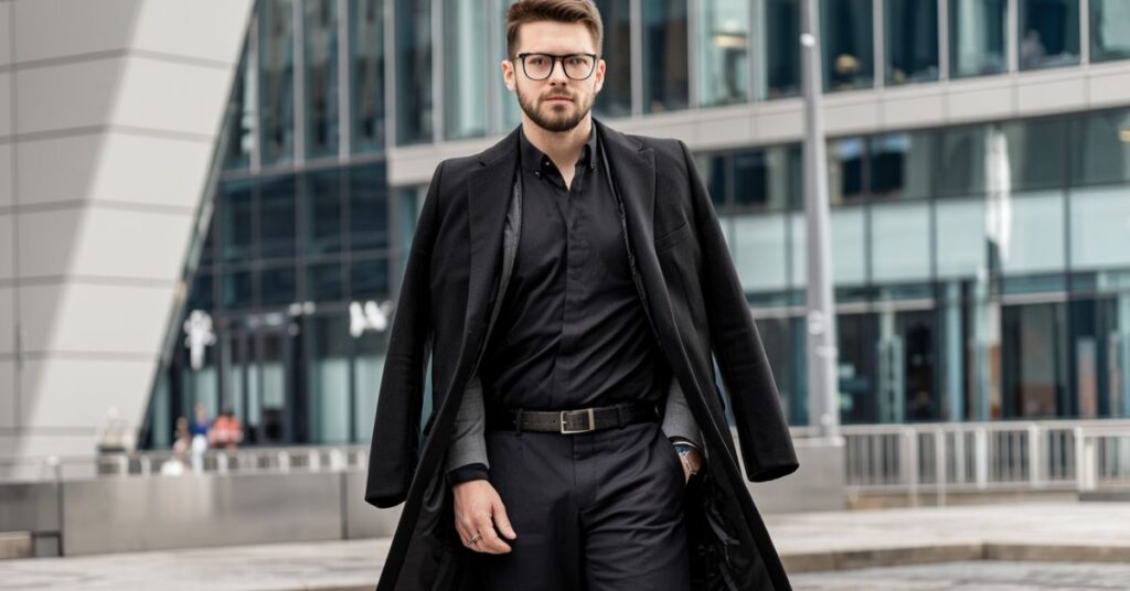 Minimalist Black Outfit Captions for a Modern Touch