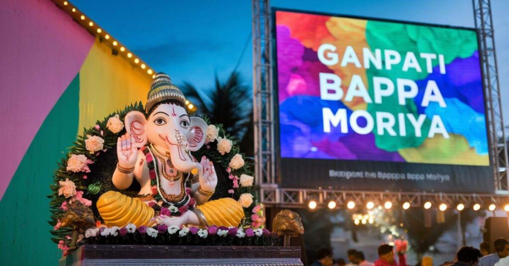 Traditional Ganpati Bappa Captions with a Modern Twist