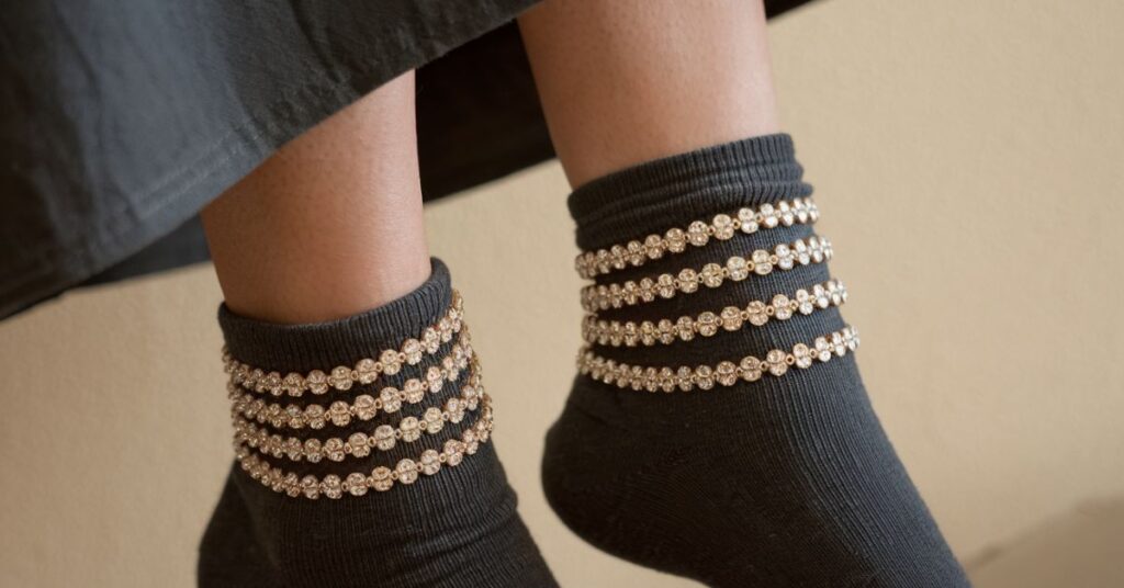 Trendy captions for anklet lovers