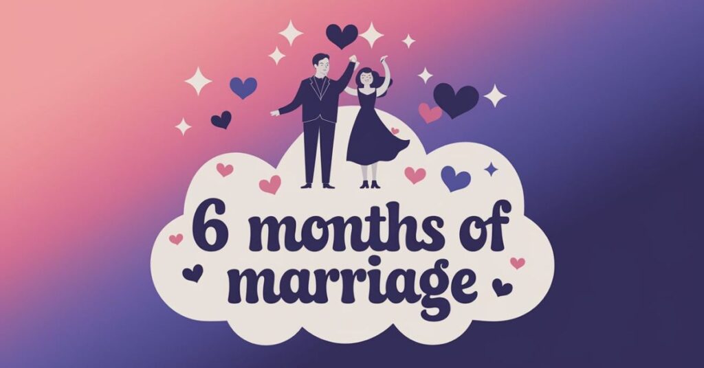 weet captions to mark six months of togetherness